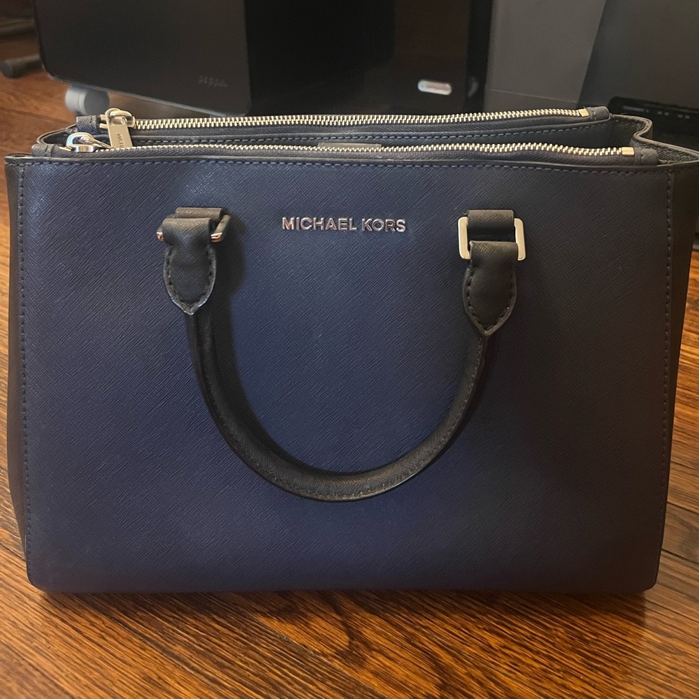Michael Kors Midnight Blue Satchel